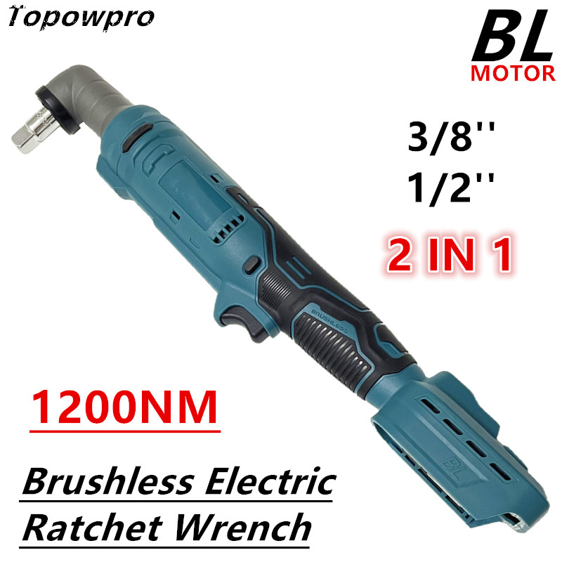 Power Tools Ingco - Chiave a cricchetto elettrica senza spazzole
