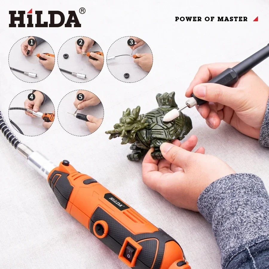 Power Tools Ingco - HILDA 200W Incisore Trapano Elettrico Incisione
