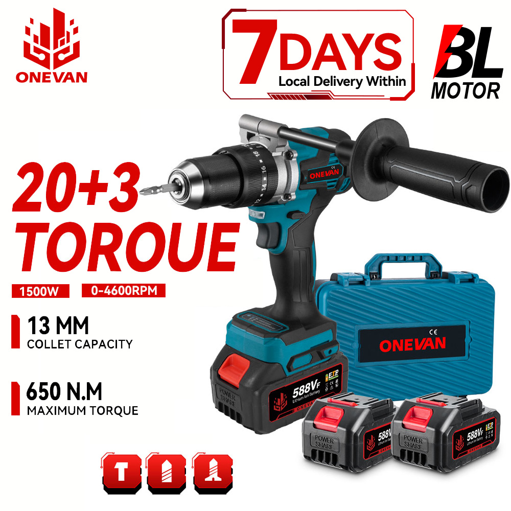 Power Tools Ingco - ONEVAN 1500W Brushless Trapano a percussione