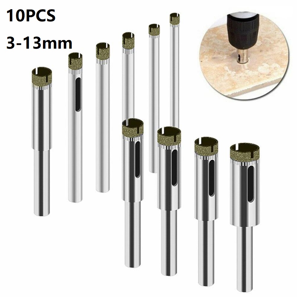 Power Tools Jigsaw - Set di 10 punte da trapano