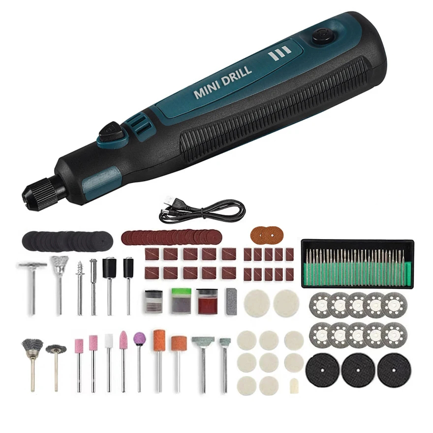 Power Tools Ingco - Smerigliatrice per trapano elettrico a batteria