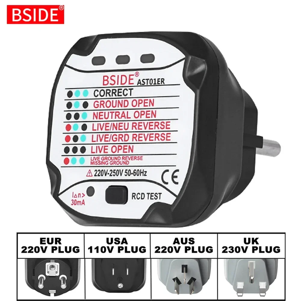 RCD GFCI Presa di prova Terra  - Power Tools Uk Review recensione e prezzo