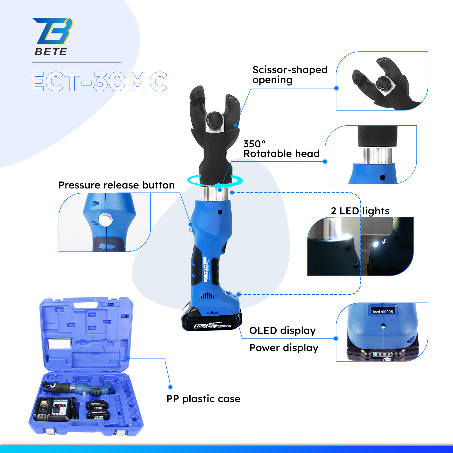 ECT-30MC Mini Utensile Idrauli - Power Tools In Electrical recensione e prezzo