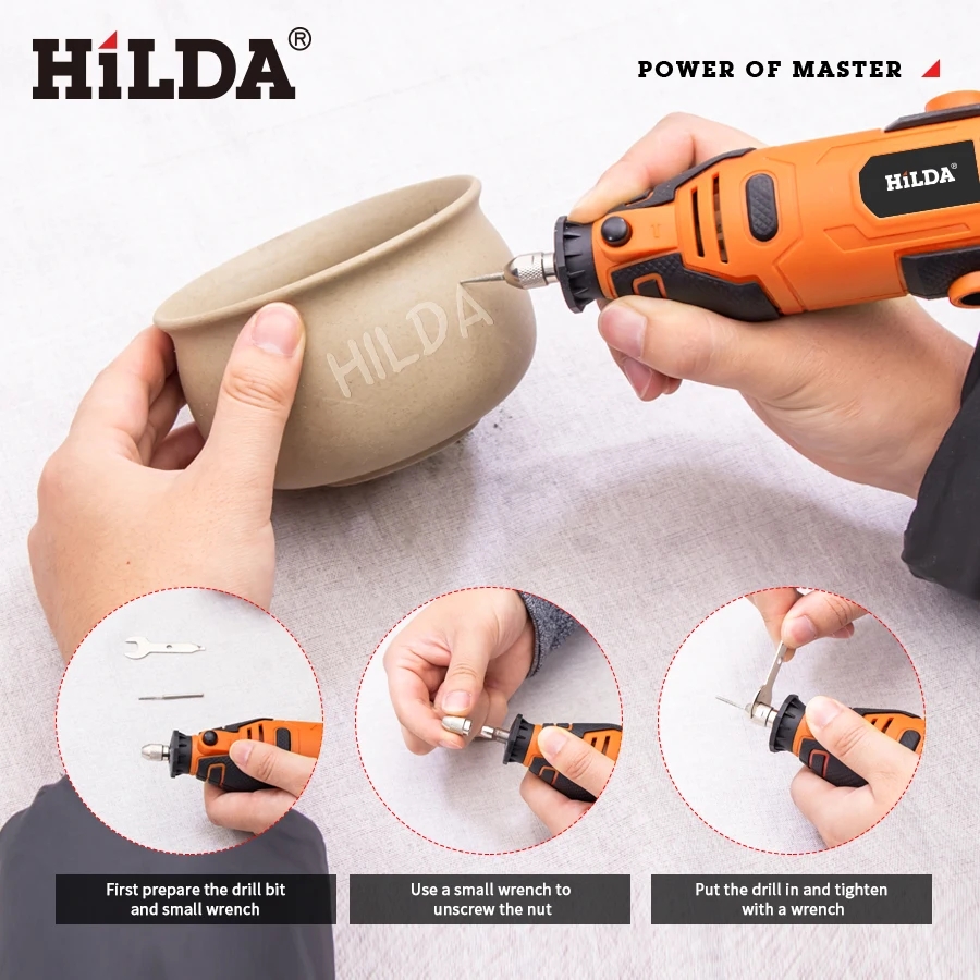 HILDA 200W Incisore Trapano El - Power Tools Ingco recensione e prezzo