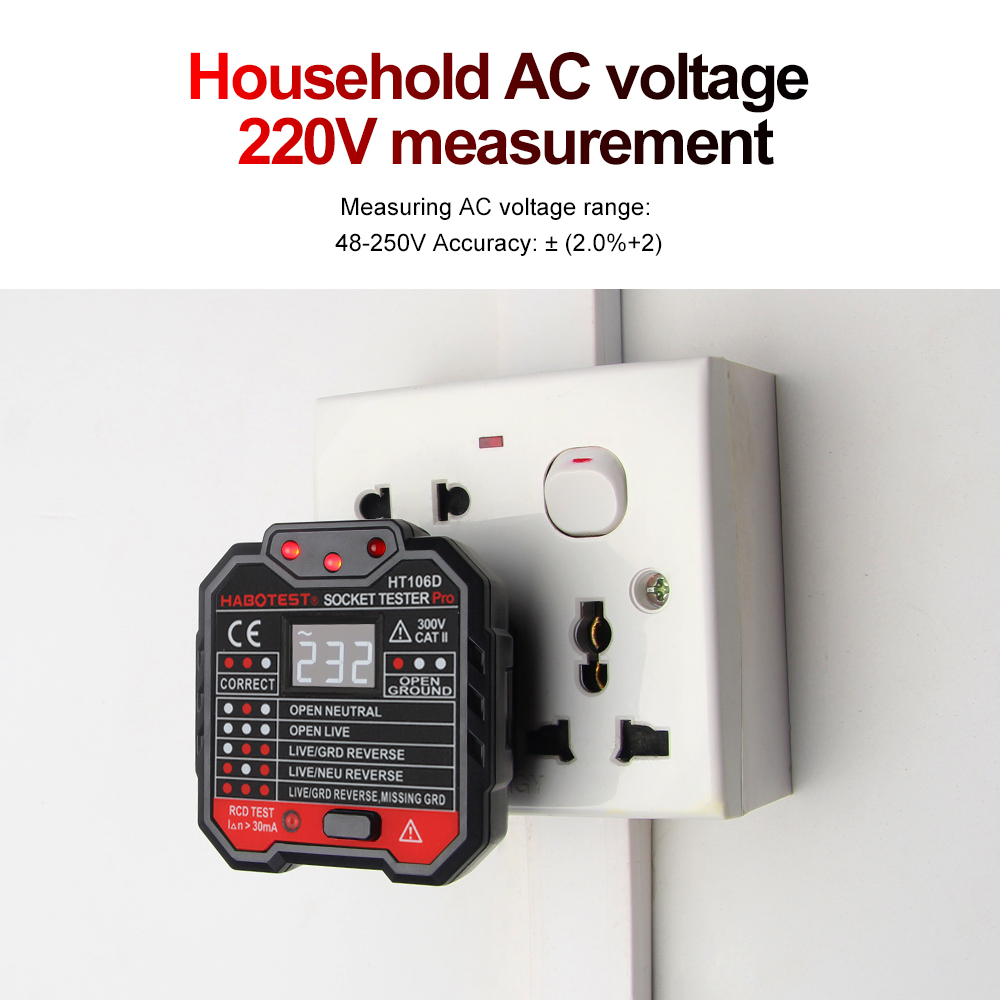 HABOTEST HT106 Tester Digitale - Power Tools Uk Review recensione e prezzo