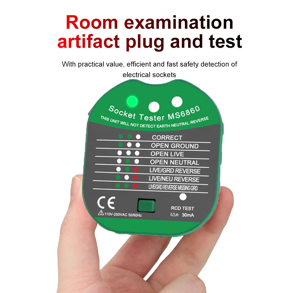 30mA Socket Tester presa di pr - Power Tools Uk Review recensione e prezzo